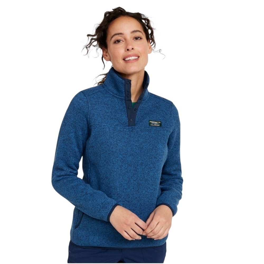 L.L.Bean - NWT Women’s Sweater Fleece Pullover Mallard Blue Sz Xs